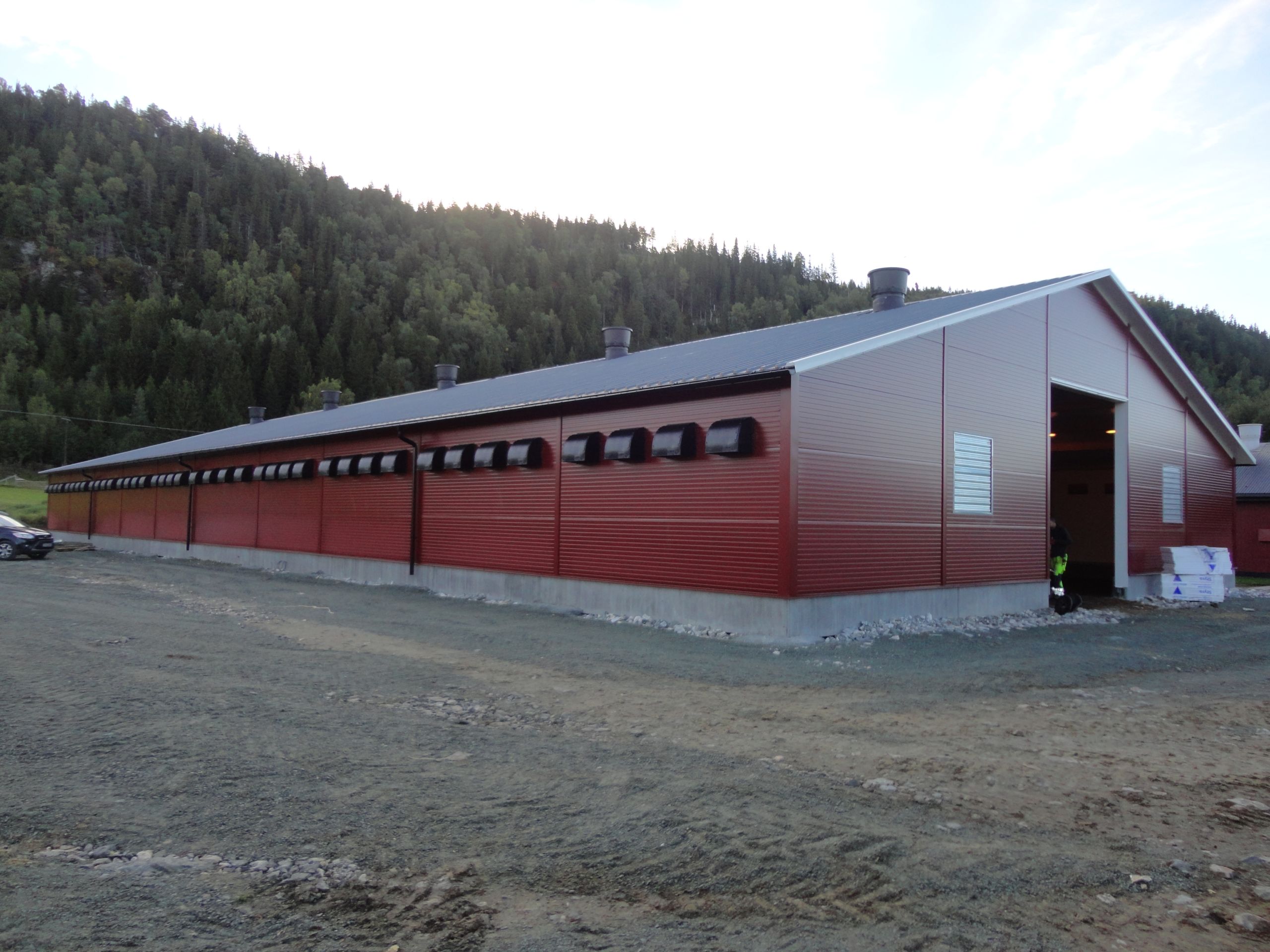 Nytt kyllinghus hos Bjørn Winje på Ytterøy