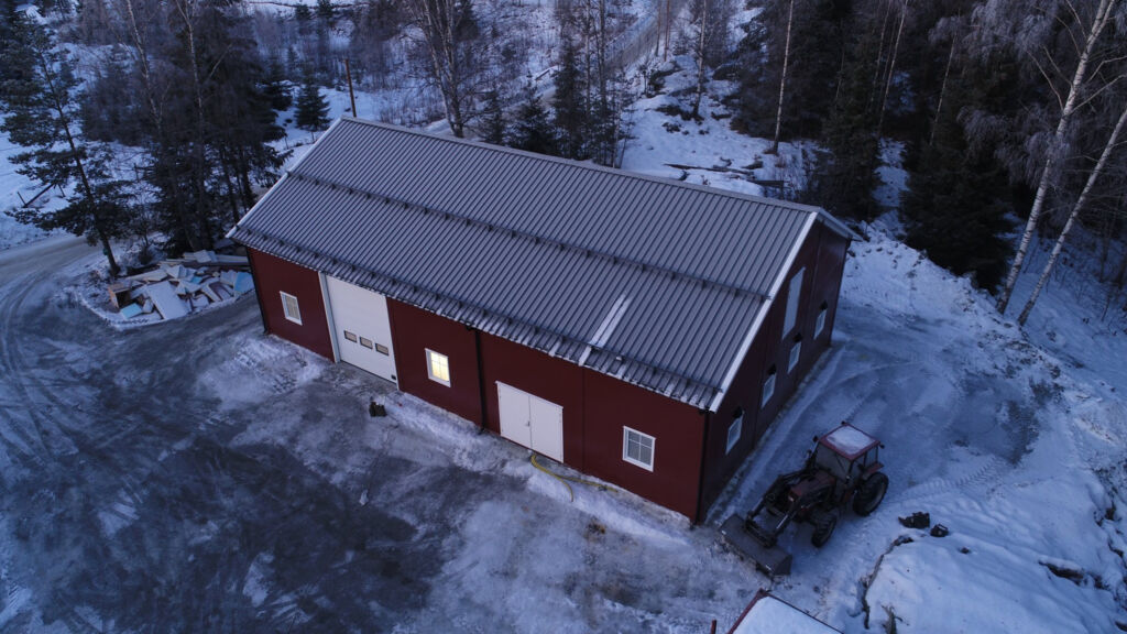 Ferdigstilt lagerbygg