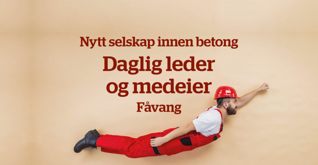 Daglig leder og medeier i nytt selskap i Fjøssystemer Gruppen Daglig leder og medeier i nytt selskap i Fjøssystemer Gruppen