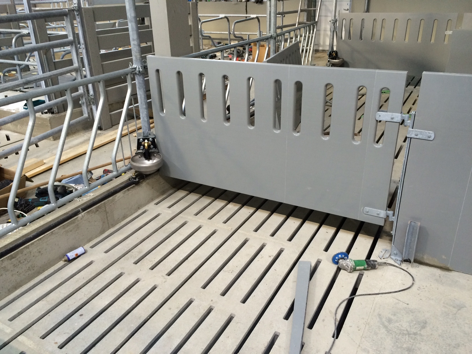 Nytt melkekufjøs i Aremark, Østfold