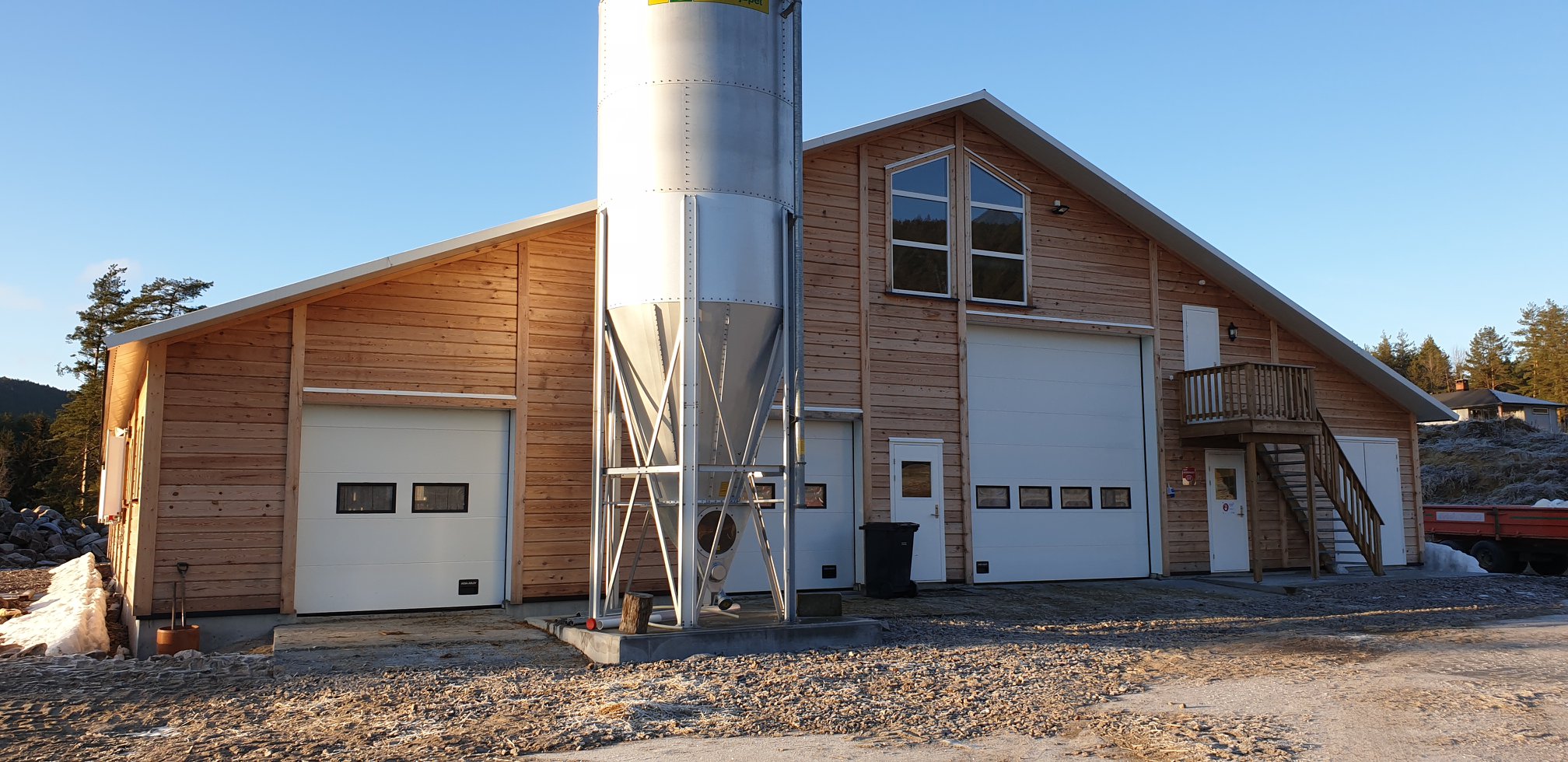 Nytt melkekufjøs i Drangedal