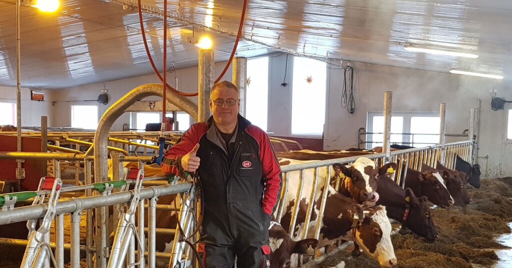 Nytt fjøs til Geir Lohn, Alvdal Nytt fjøs til Geir Lohn, Alvdal