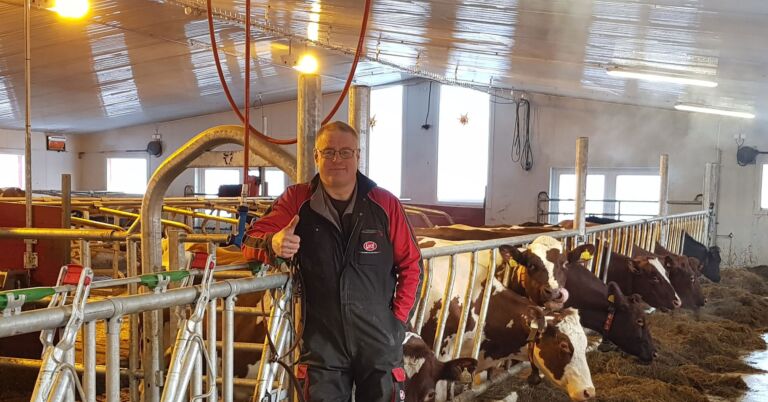 Nytt fjøs til Geir Lohn, Alvdal Nytt fjøs til Geir Lohn, Alvdal
