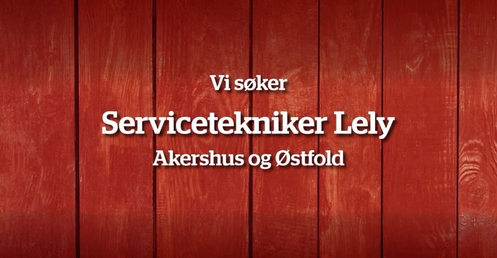Servicetekniker Lely Servicetekniker Lely