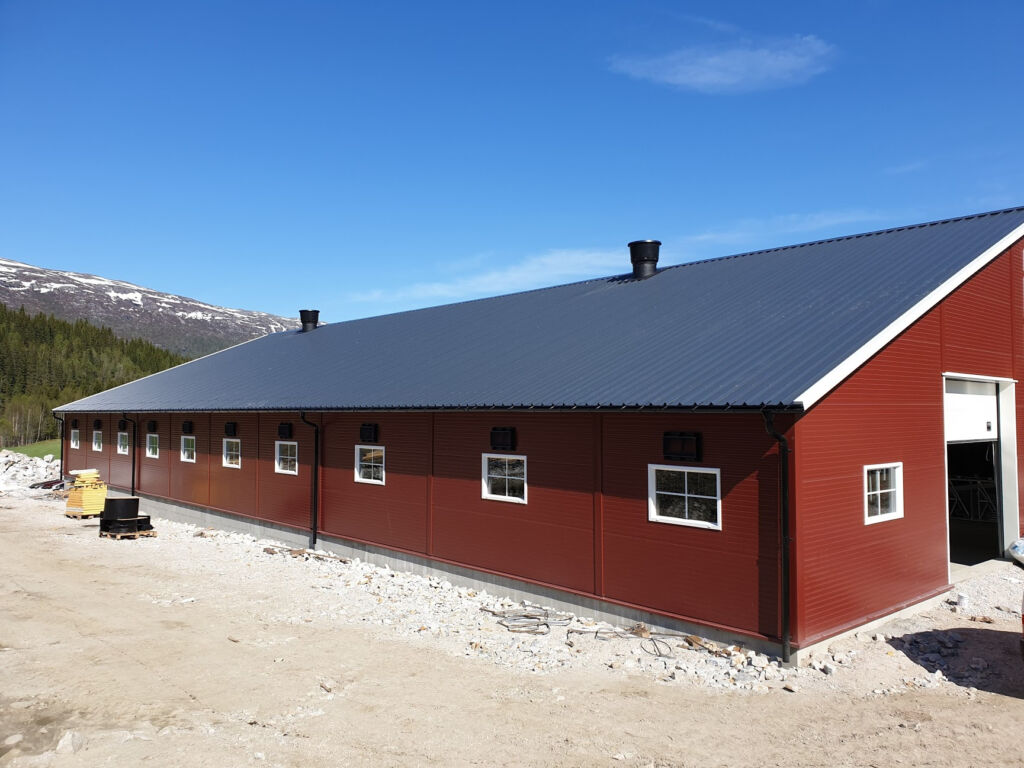 Nytt fjøs i Trofors Nytt fjøs i Trofors