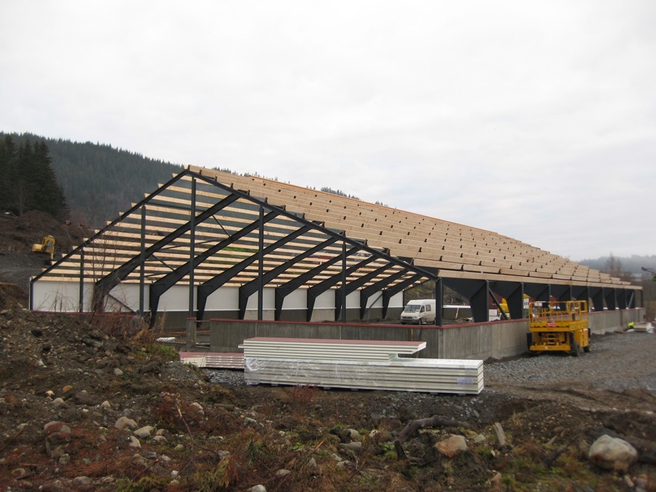 Frittstående melkefjøs hos Ola Balstad