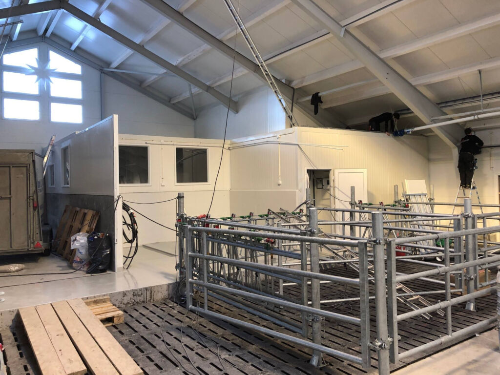 Nytt fjøs i Leirfjord