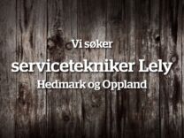 Servicetekniker Lely Hedmark og Oppland