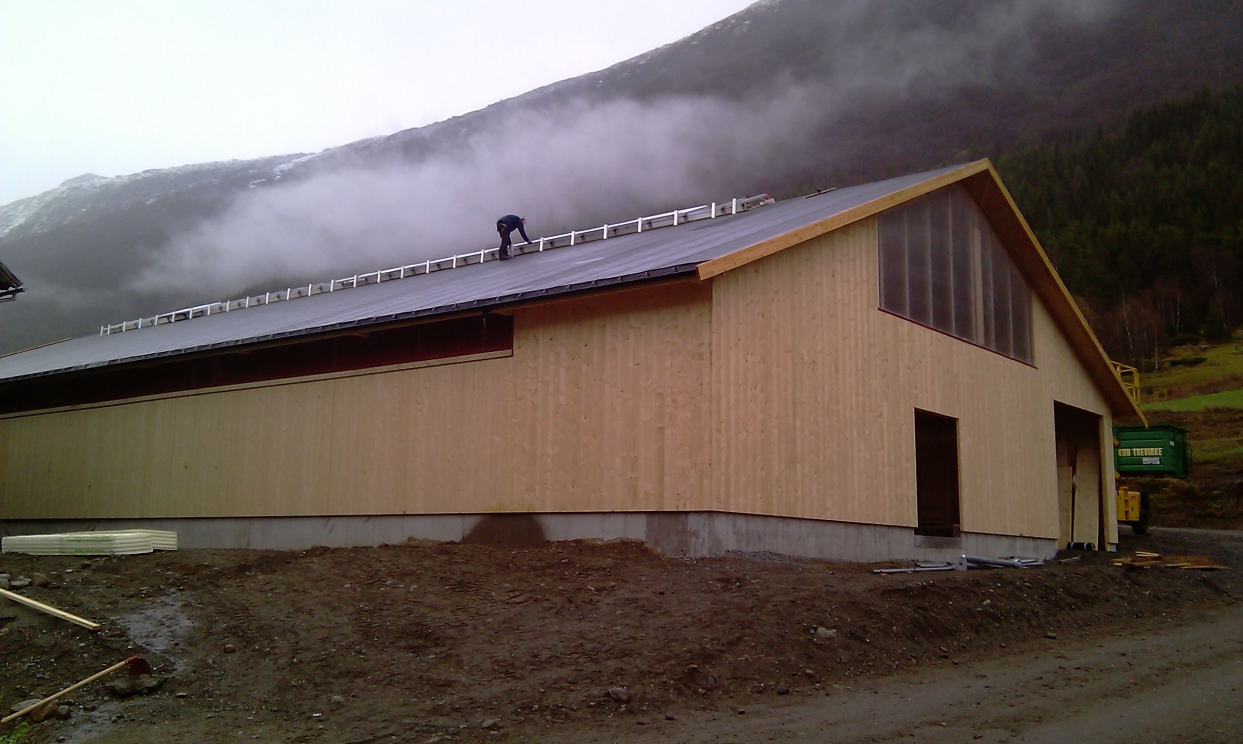 Massivtre-elementer til vegg og tak