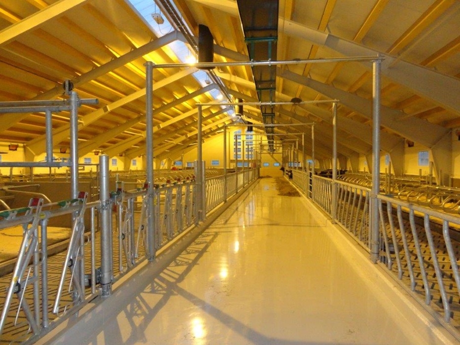 Nytt melkefjøs i Vardal