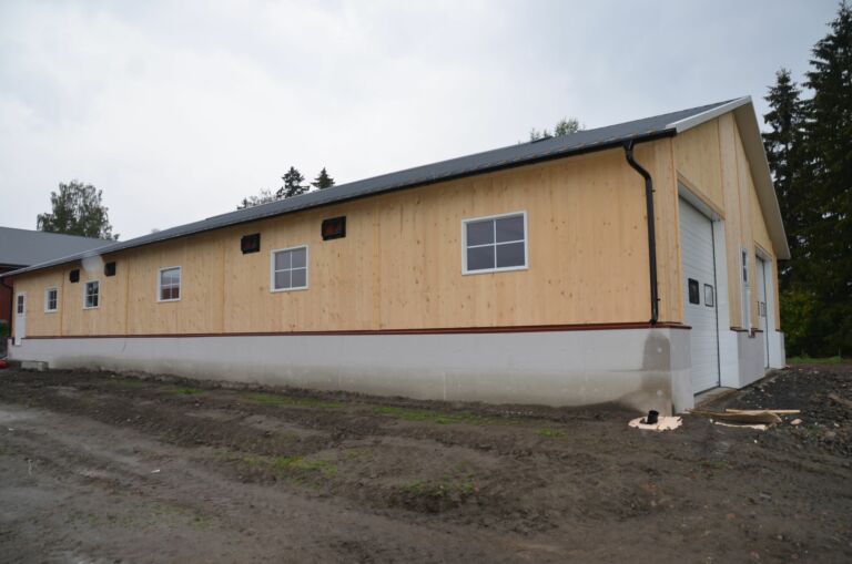 Nybygg for ammegeit på Skreia