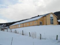 Topp moderne sauefjøs på Harpefoss