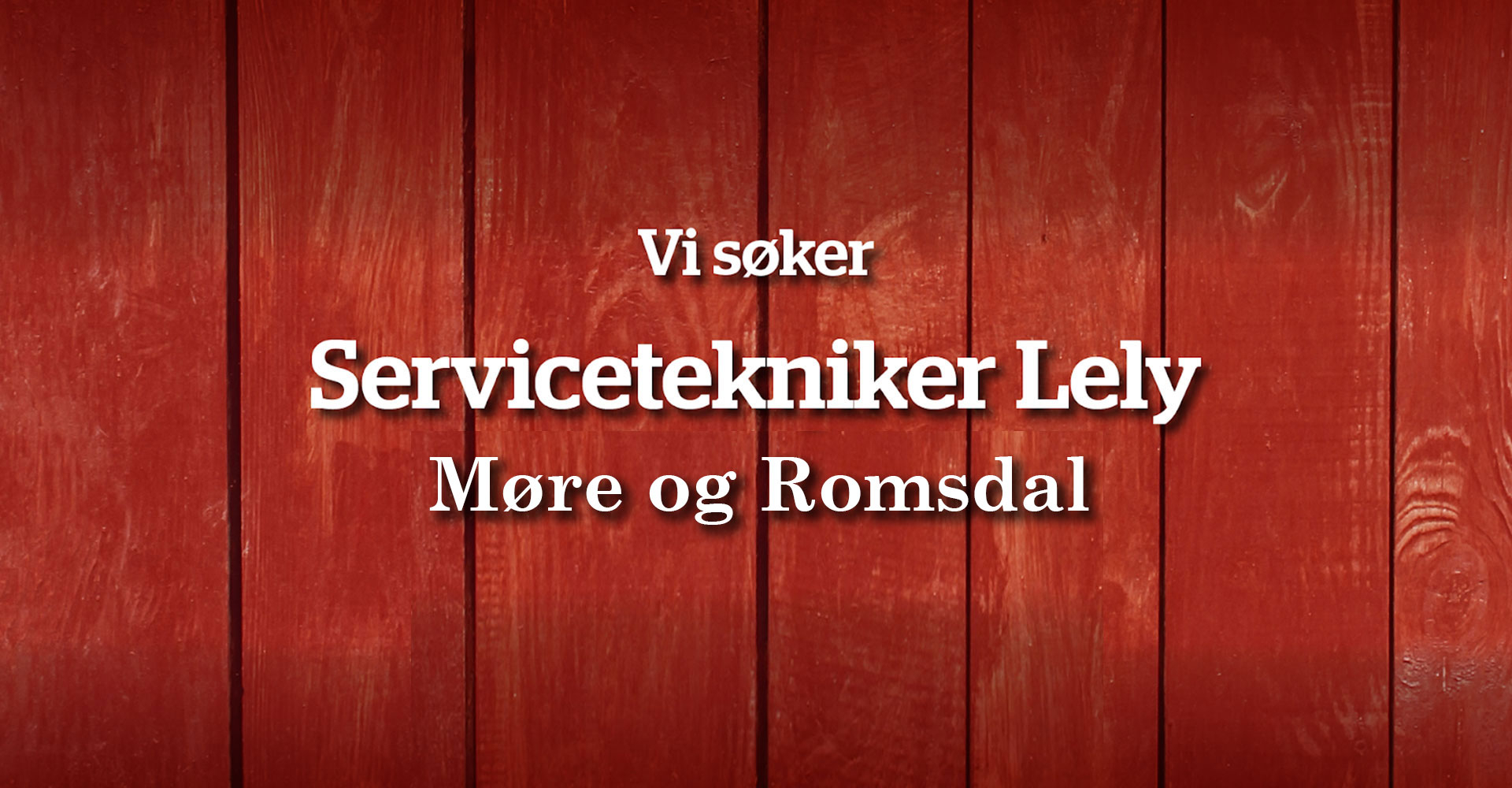 Servicetekniker Lely i Møre og Romsdal