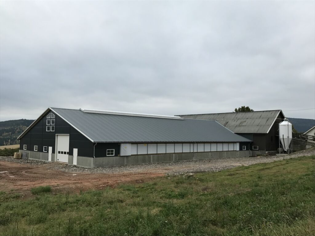 Melkekufjøset til Pål Anders Brandstad, Brumunddal Melkekufjøset til Pål Anders Brandstad, Brumunddal