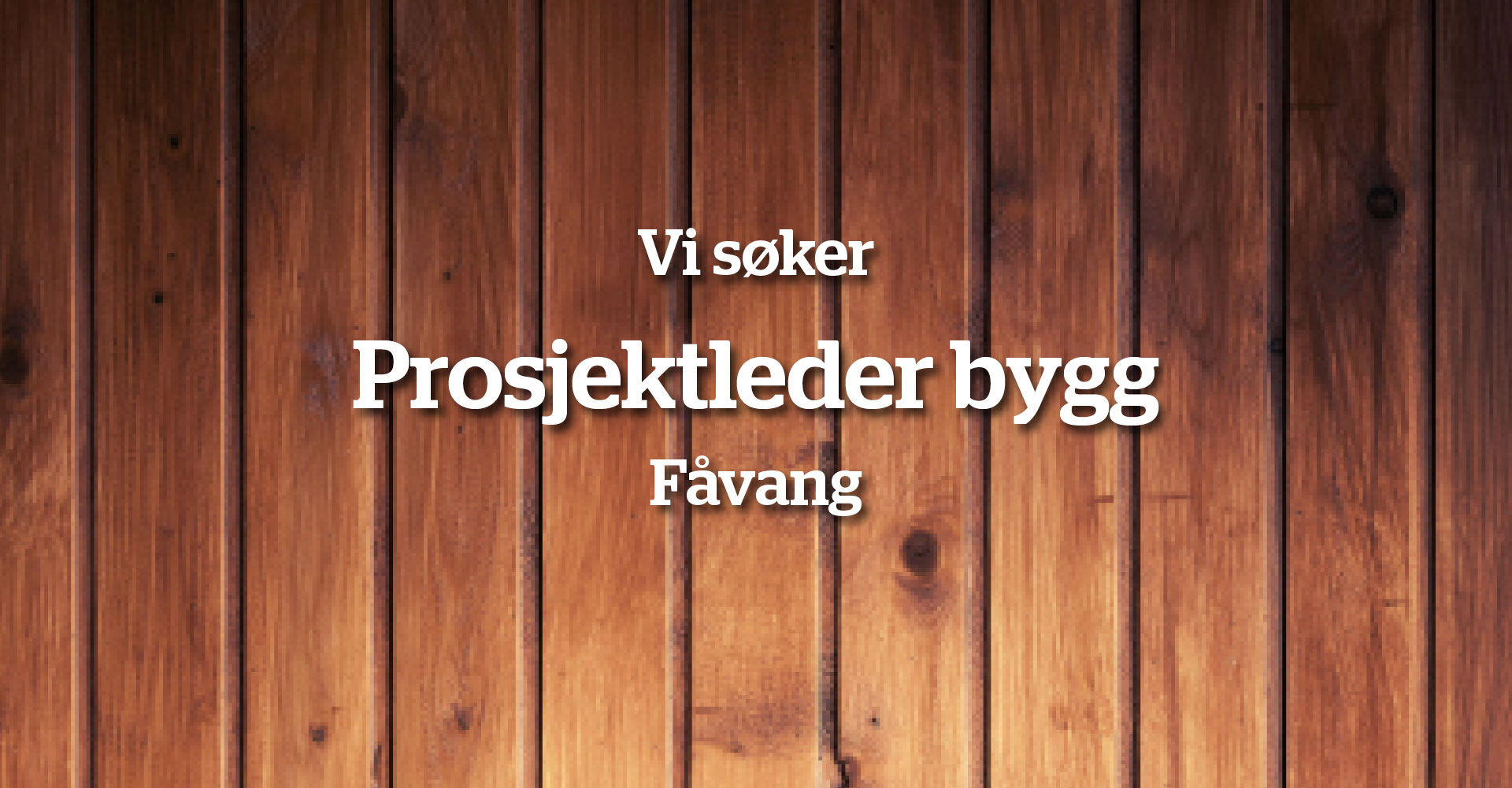 Prosjektleder Fjøssystemer Bygg