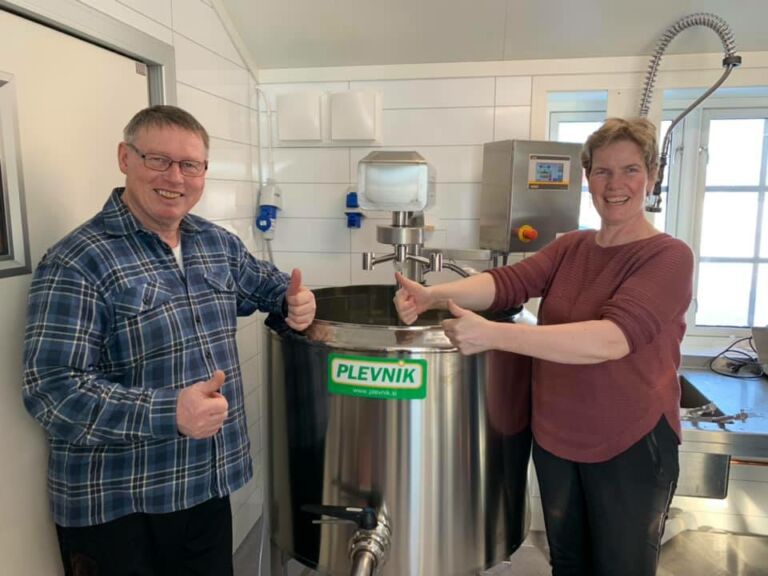 Spennende dag på Tørresvangen Gårdsysteri