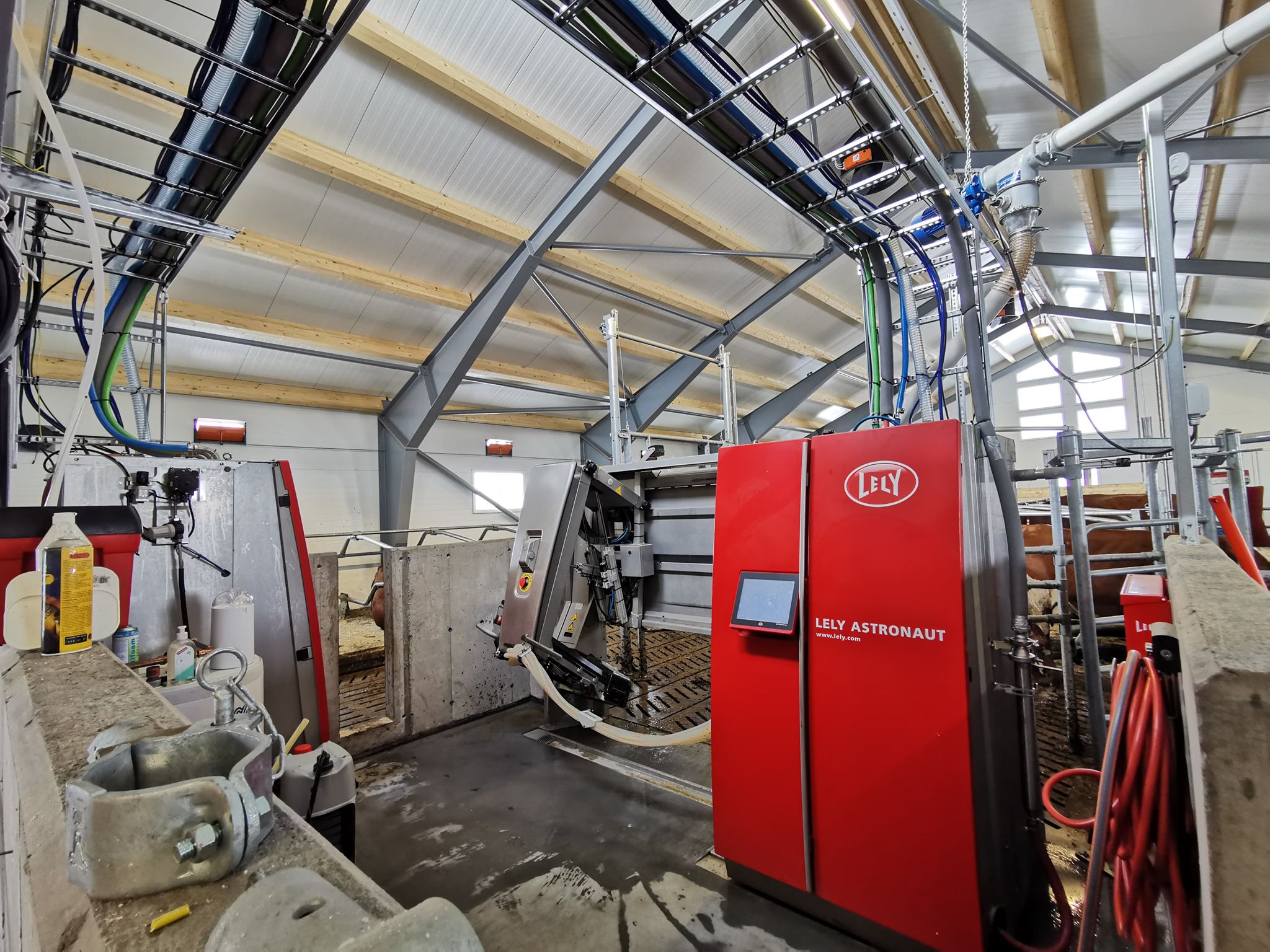 Nytt påbygg til melkekyr