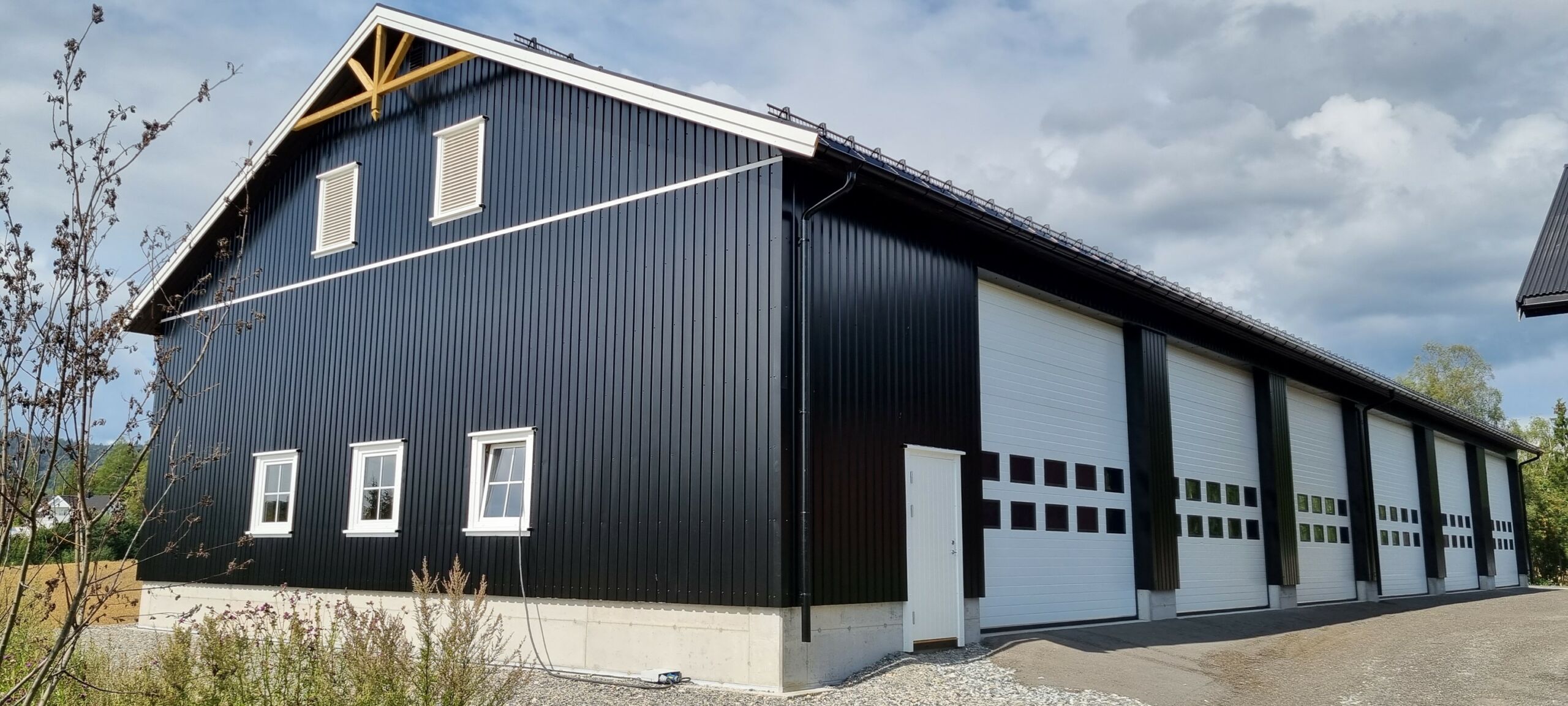 Nytt korntørkeanlegg på Lierskogen