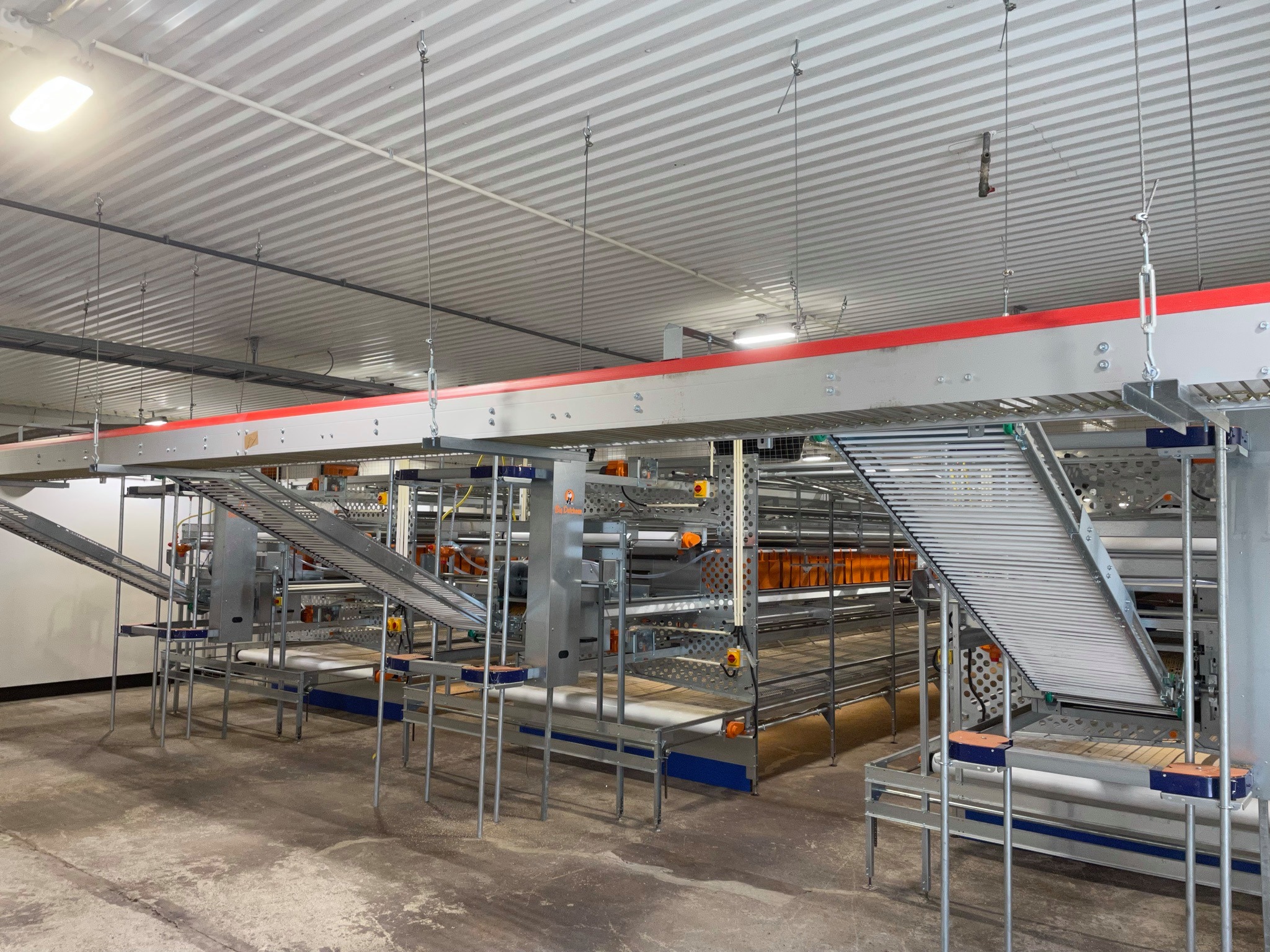 Ny innredning til verpehøner