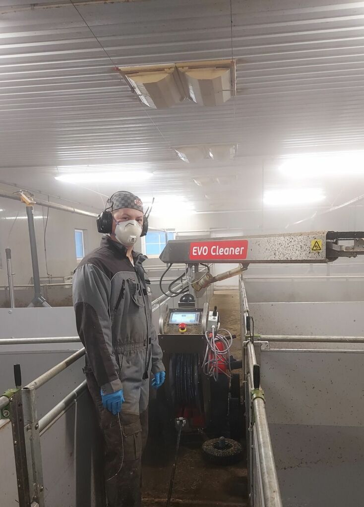 Evo Cleaner vaskerobot til Grong