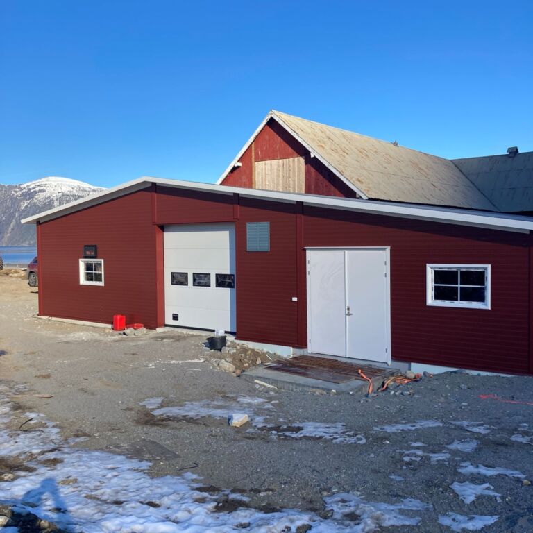Påbygg på eksisterende fjøs