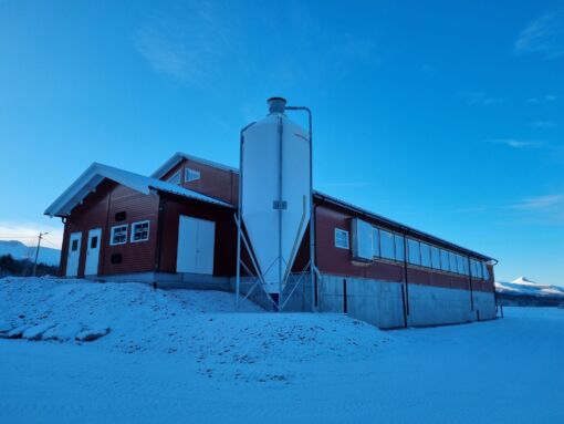 Nytt fjøs på Eide Nytt fjøs på Eide
