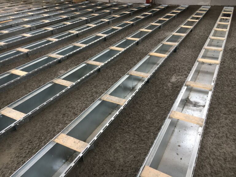 Støpekanaler til plantørker