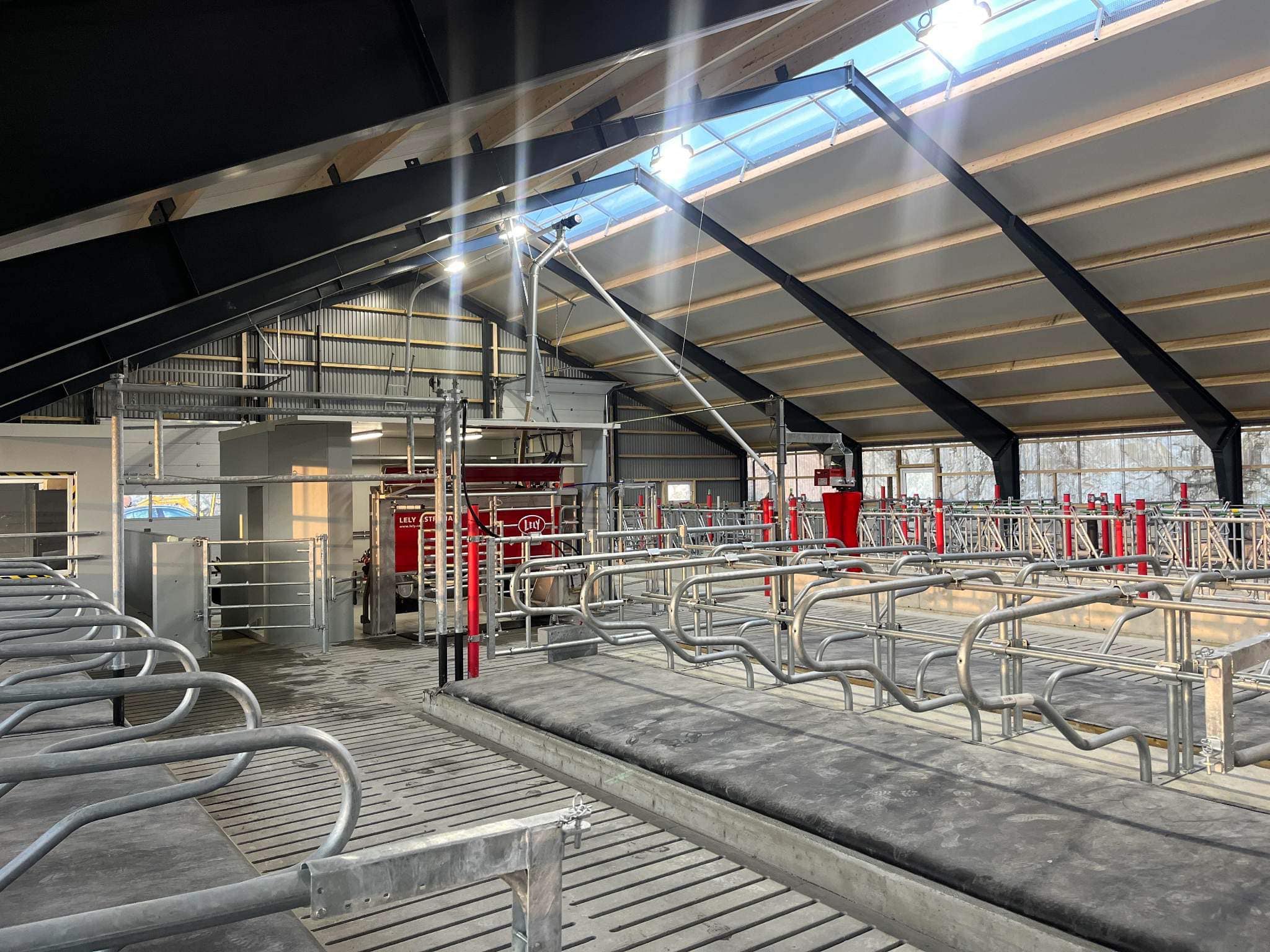 Nytt melkekufjøs på Tau