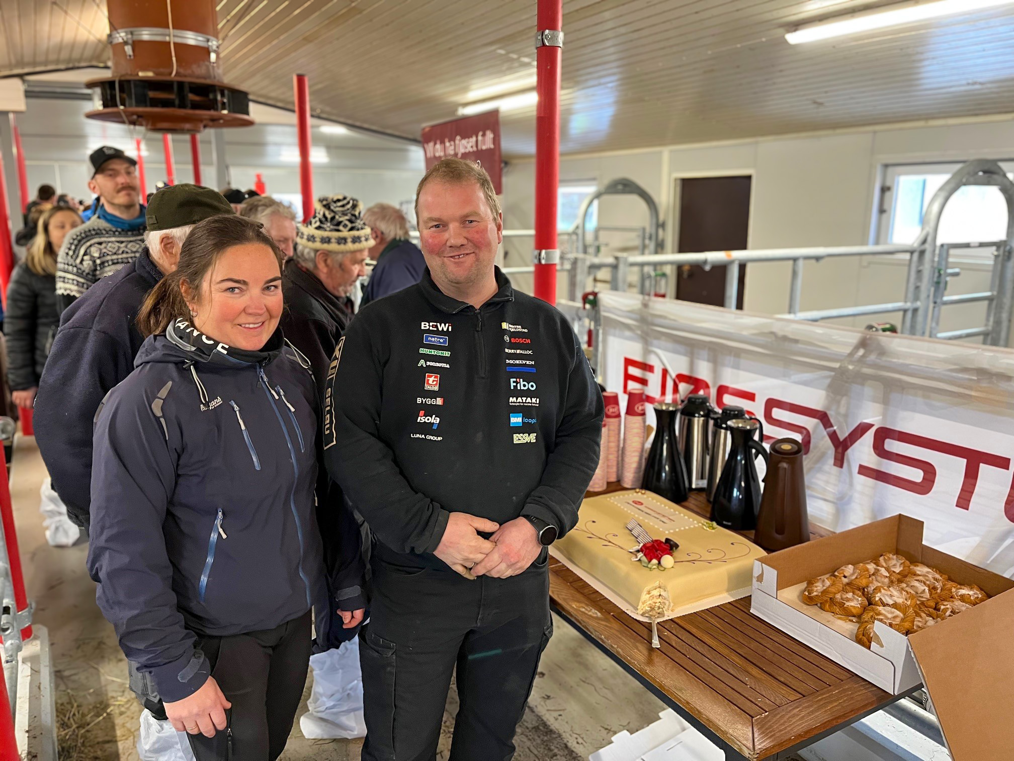 Påbygd melkeavdeling i Tydal