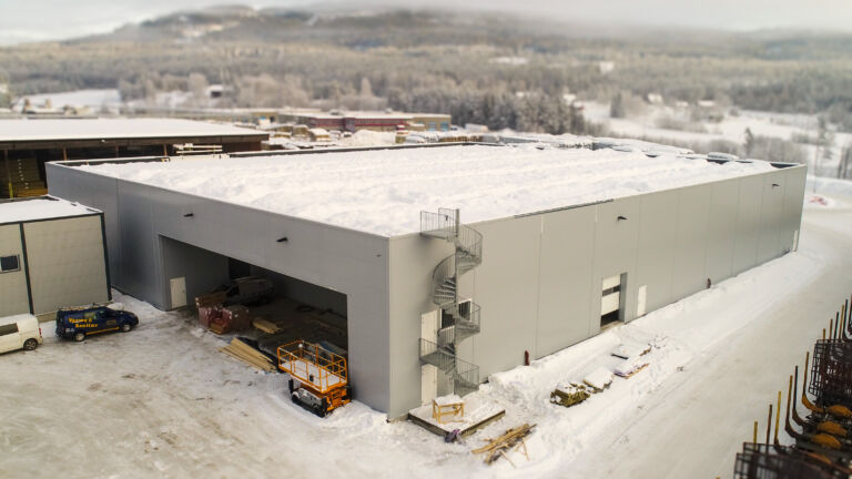 Ny fabrikk på Moelv