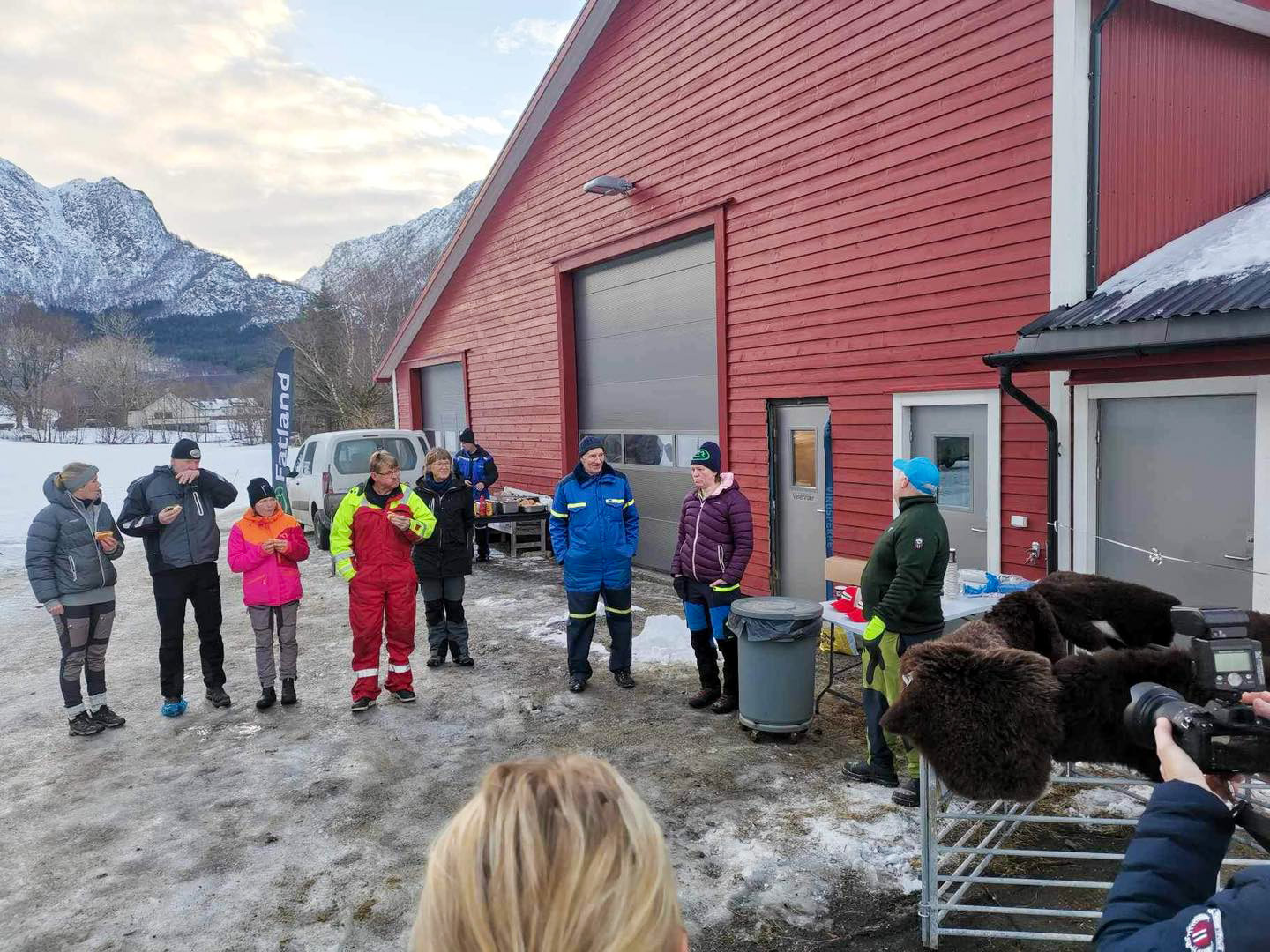Åpning av sauefjøs i Dimmelsvik