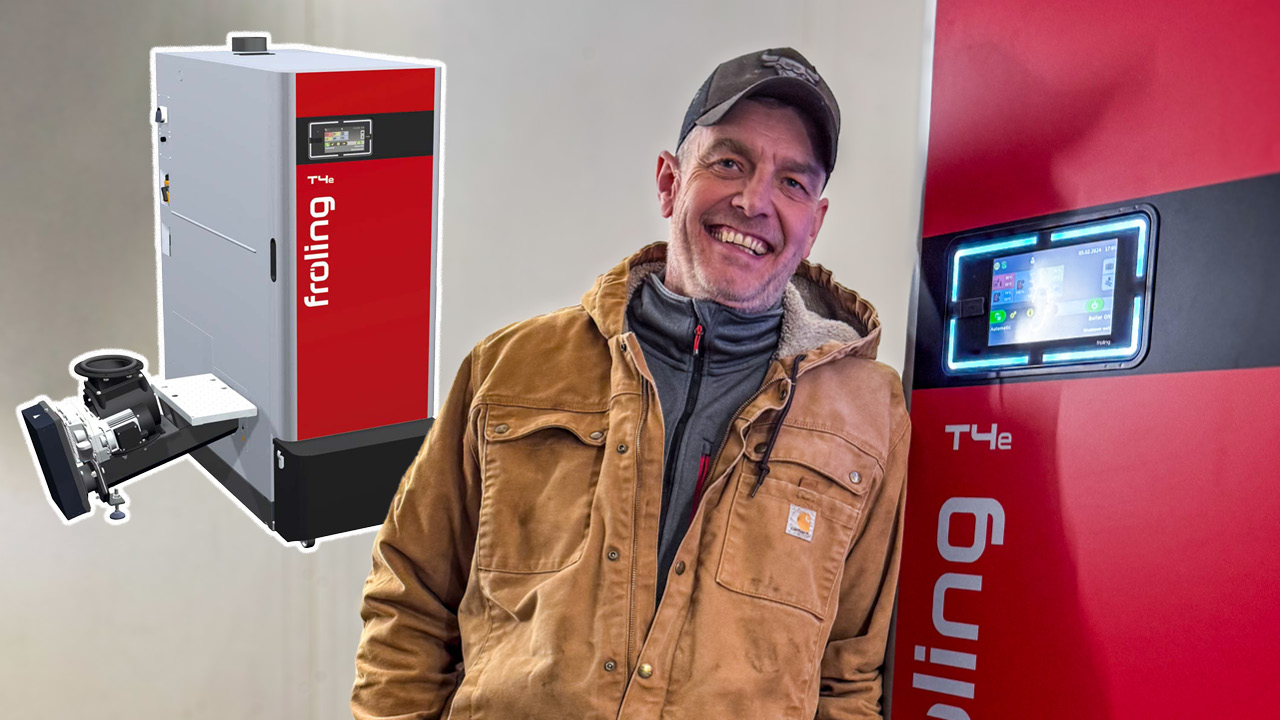 Fröling biovarme flisfyringsanlegg på Rise Gård, Tønsberg