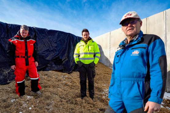Med Harald Volden i plansiloen Med Harald Volden i plansiloen