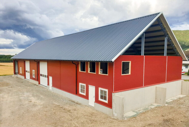 Isolert redskapshus i Trøndelag