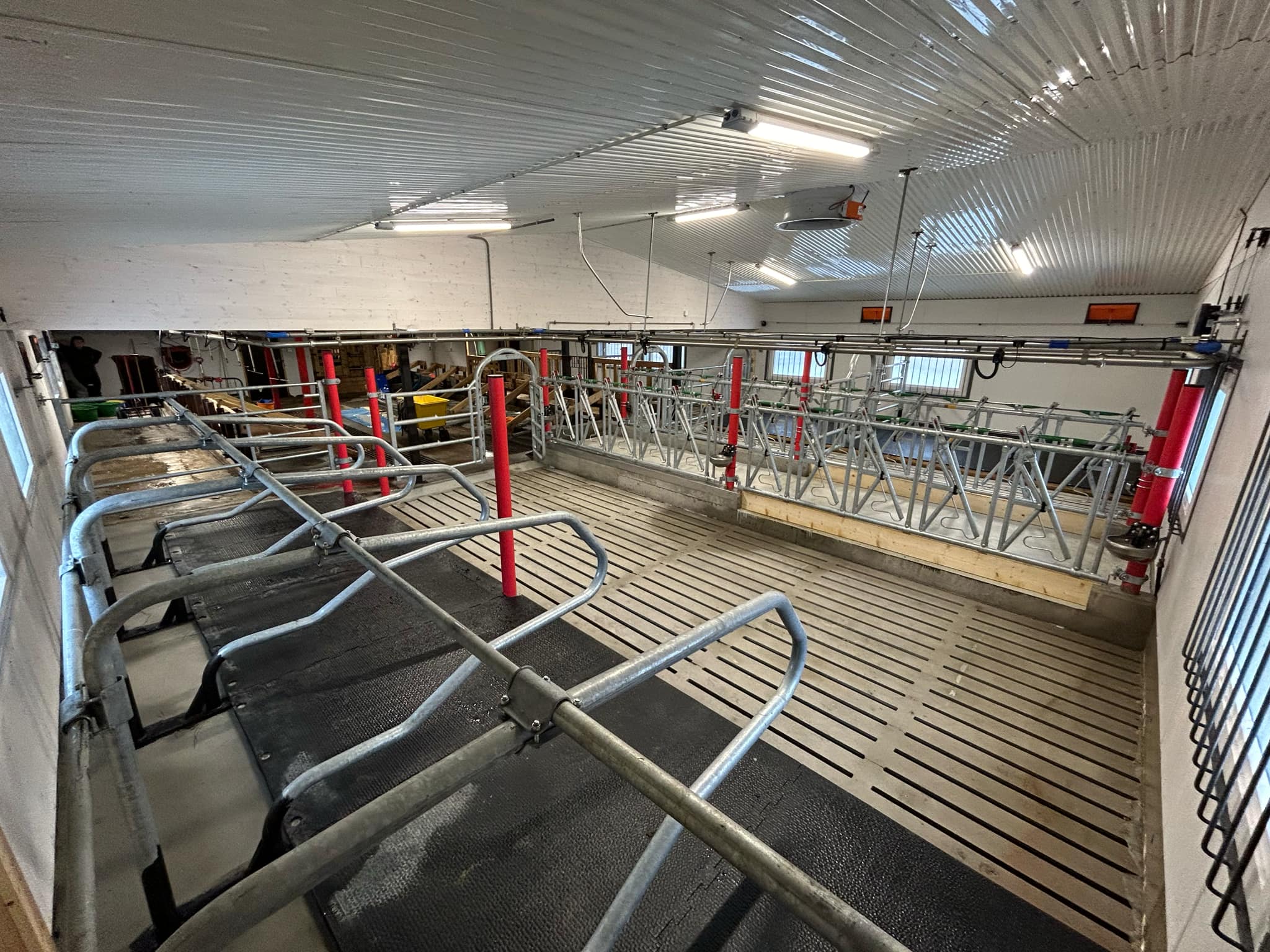 Påbygg på eksisterende båsfjøs