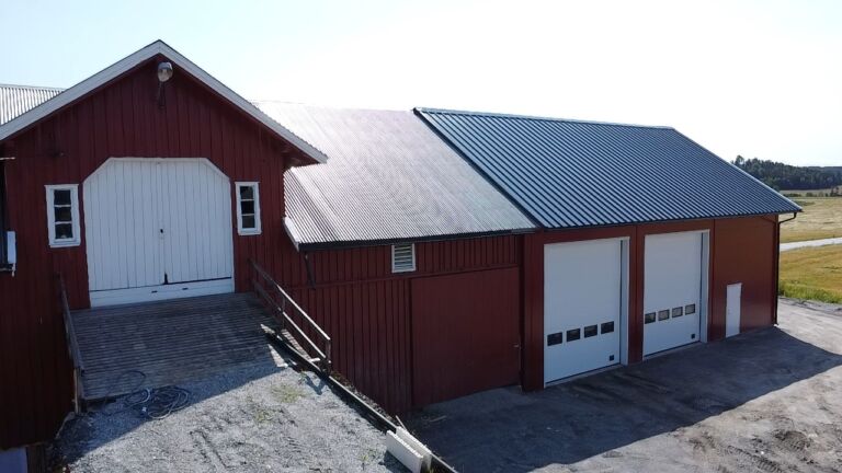 Tilbygg av lager i Hobøl