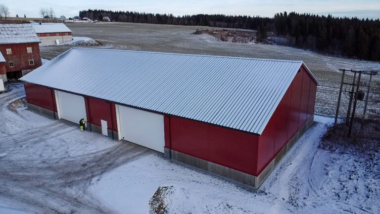 Lager- og redskapshus på Gjøvik