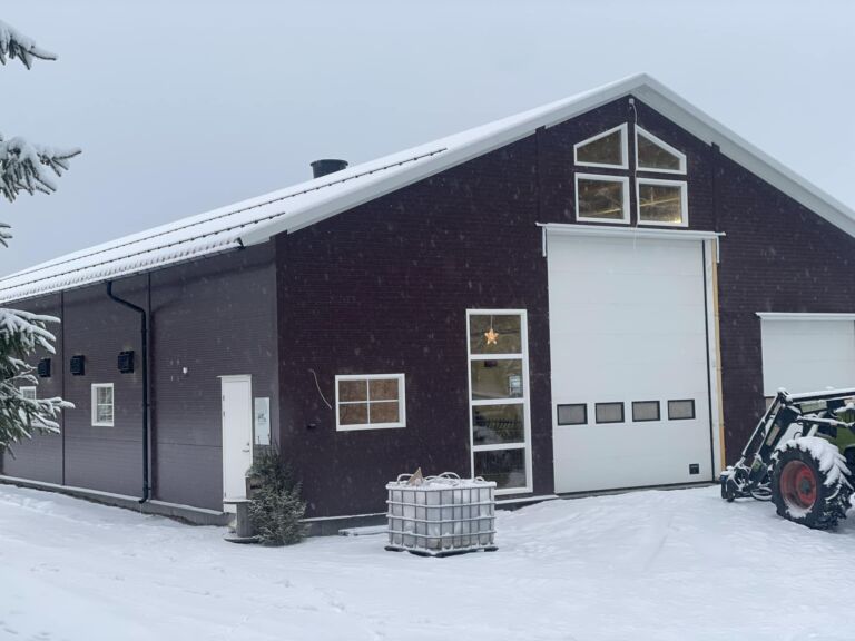 Sau- og ammekufjøs i Snertingdal