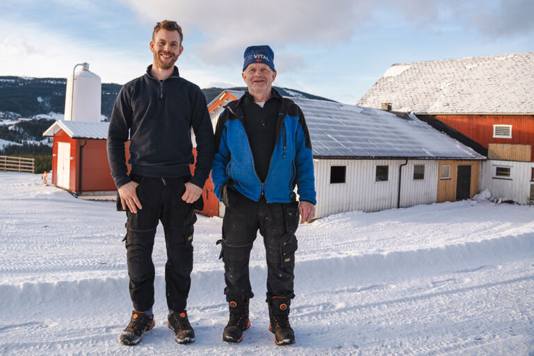 Fra båsfjøs til løsdrift, tilbygg melkekufjøs hos Gunnar Nerstad