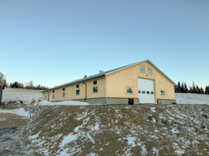 Sauefjøs i Ogndal, Fjøssystemer Bygg, Steinkjer 2025