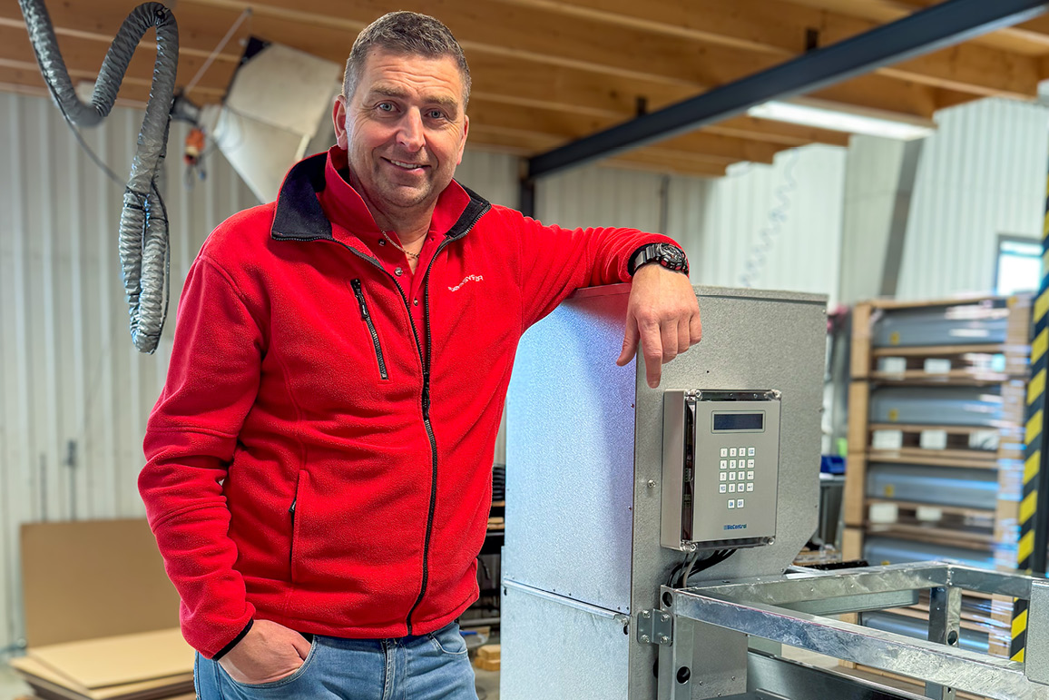 Forbedret fôring for sau, kraftfôrautomat fra Biocontrol