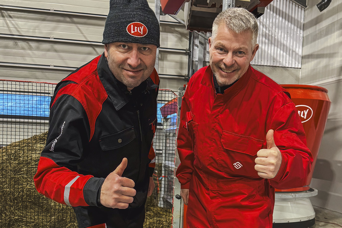 Oppstart av Lely Vector fôringsanlegg