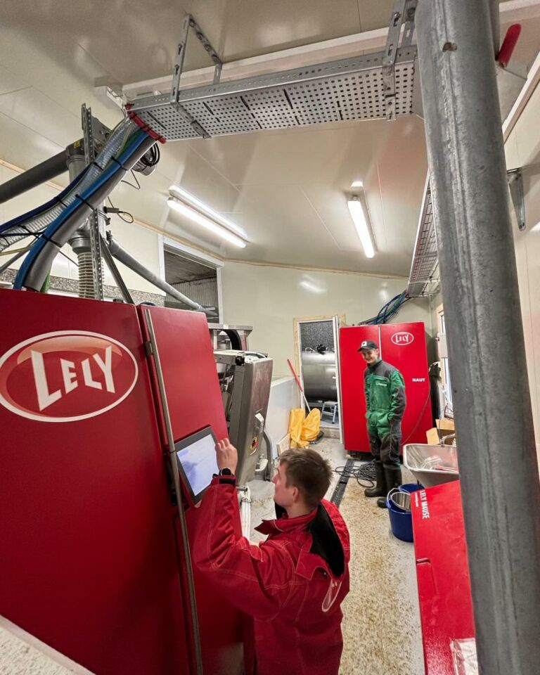 Oppstart av brukt Lely A4 i Vik på Nedstrand Oppstart av brukt Lely A4 i Vik på Nedstrand