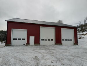 Lagerbygg i stål og sandwich hos Stian Molland. Steinkjer, 2025