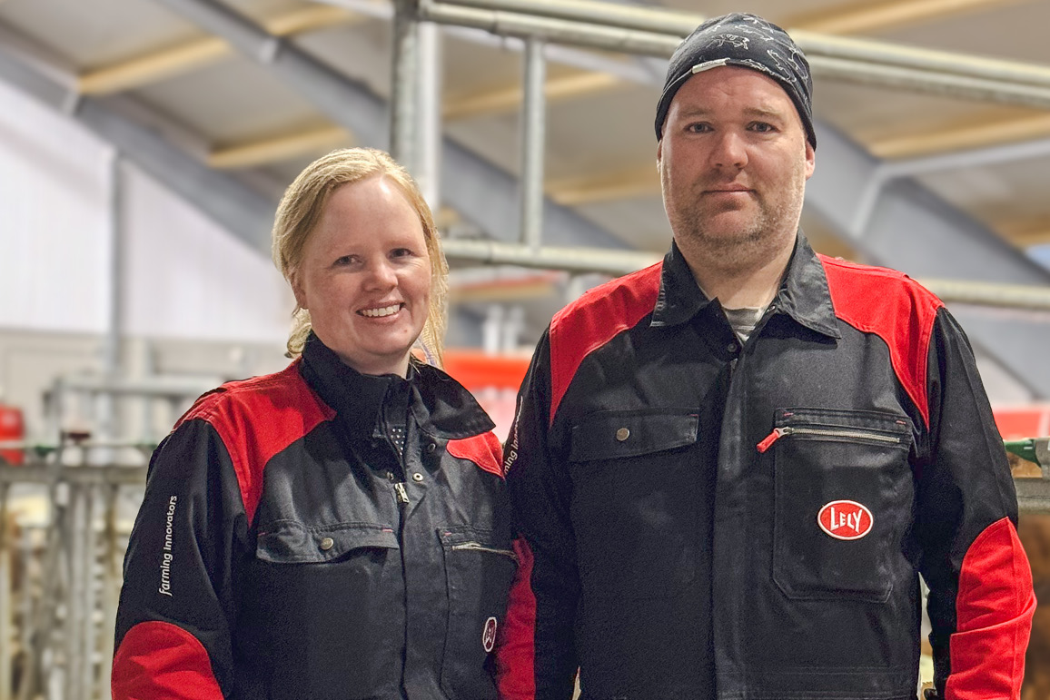 Enklere hverdag på Hompland med Lely Vector