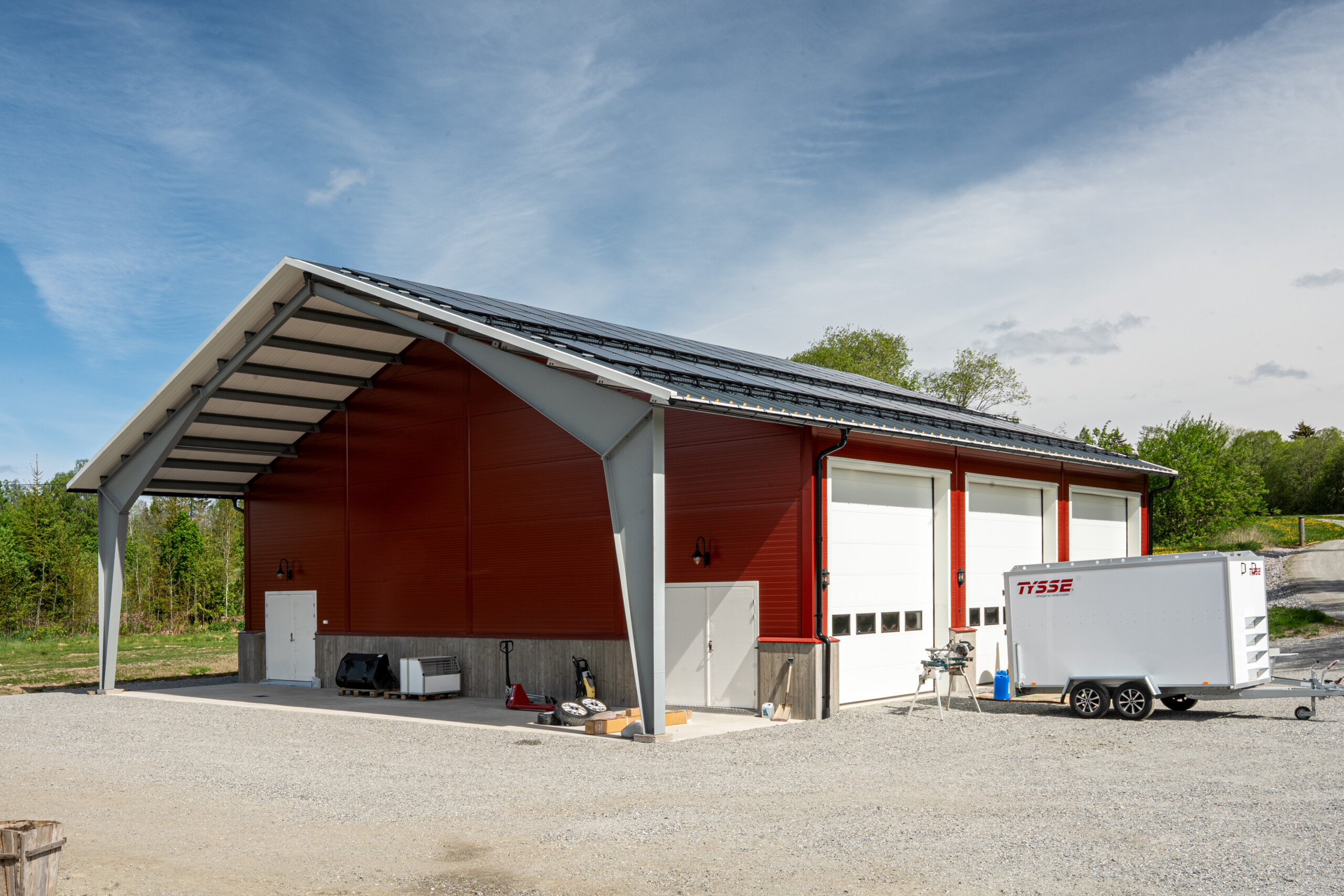 Lagerbygning på Eidsvoll