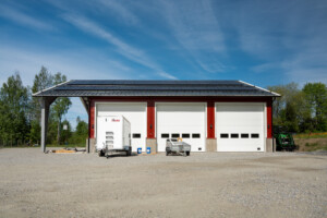 Lagerbygning for Kristoffer Modell. Eidsvoll 2025