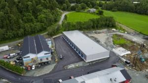 Isolert lagerseksjonsbygg for Nordset Industripark AS. Klæbu 2025