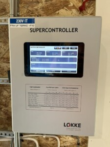 Plantørke i Tjølling. Løkke Supercontroller. Vestfold, 2025