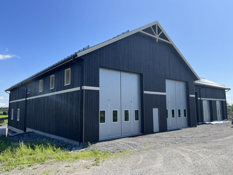 Ny låve med toppmoderne plantørke i Nannestad